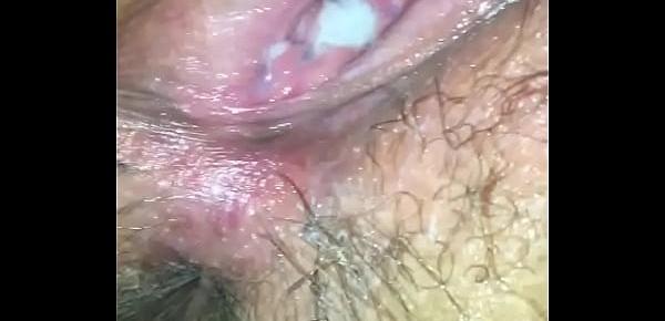 fucked huge creampie out of her pussy
